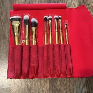 LUXIE Glitter and Gold Brush Set